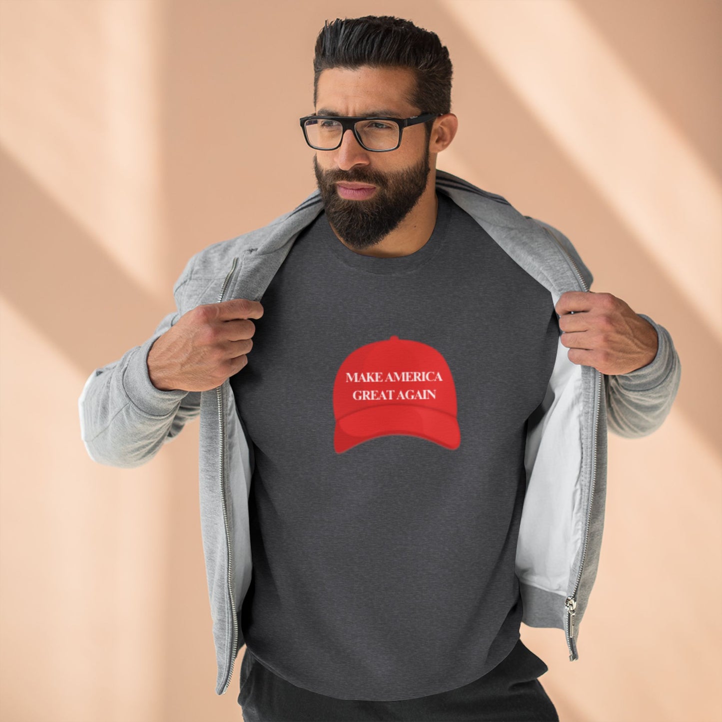 MAGA Hat Unisex Crewneck Sweatshirt