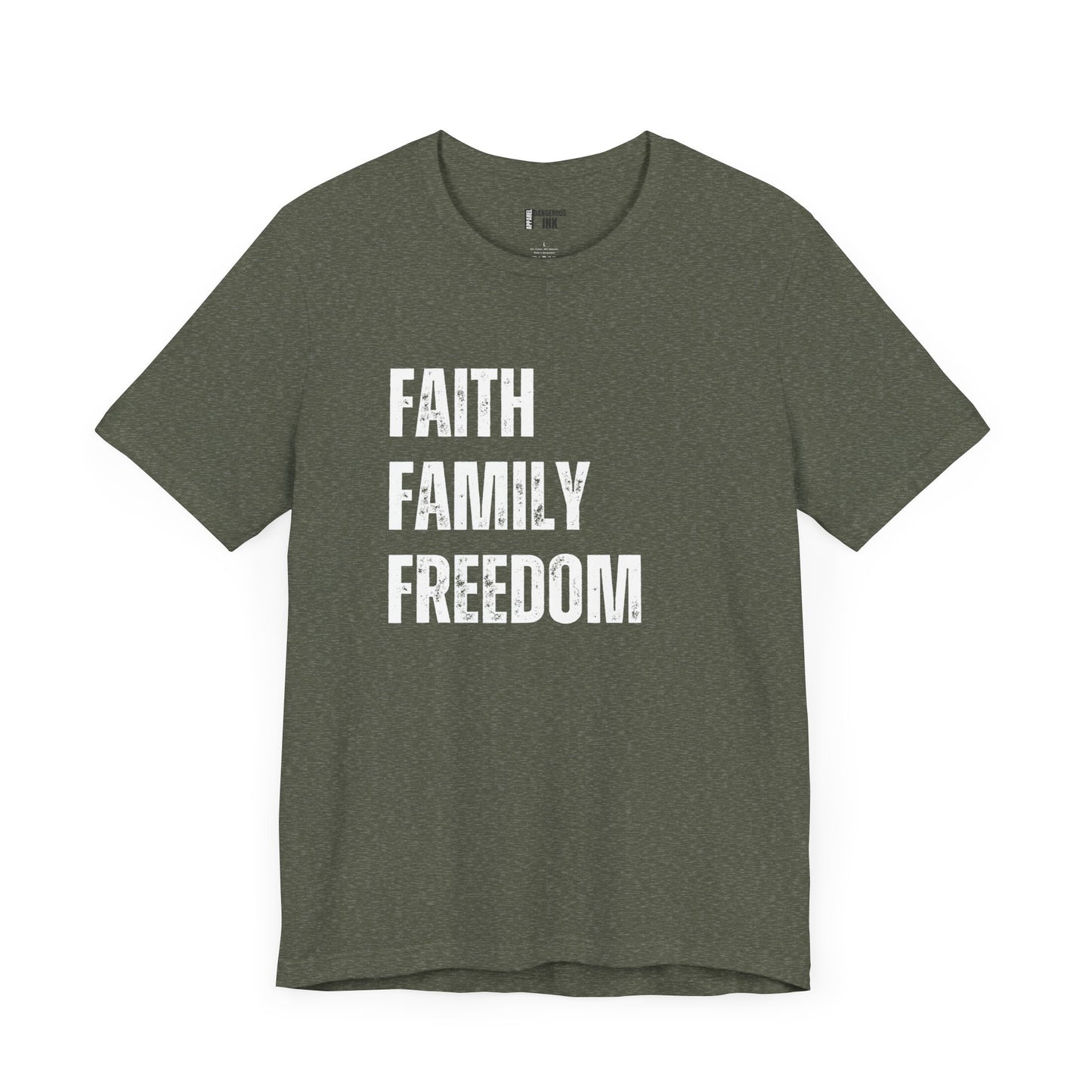 Faith Family Freedom Short Sleeve Tee