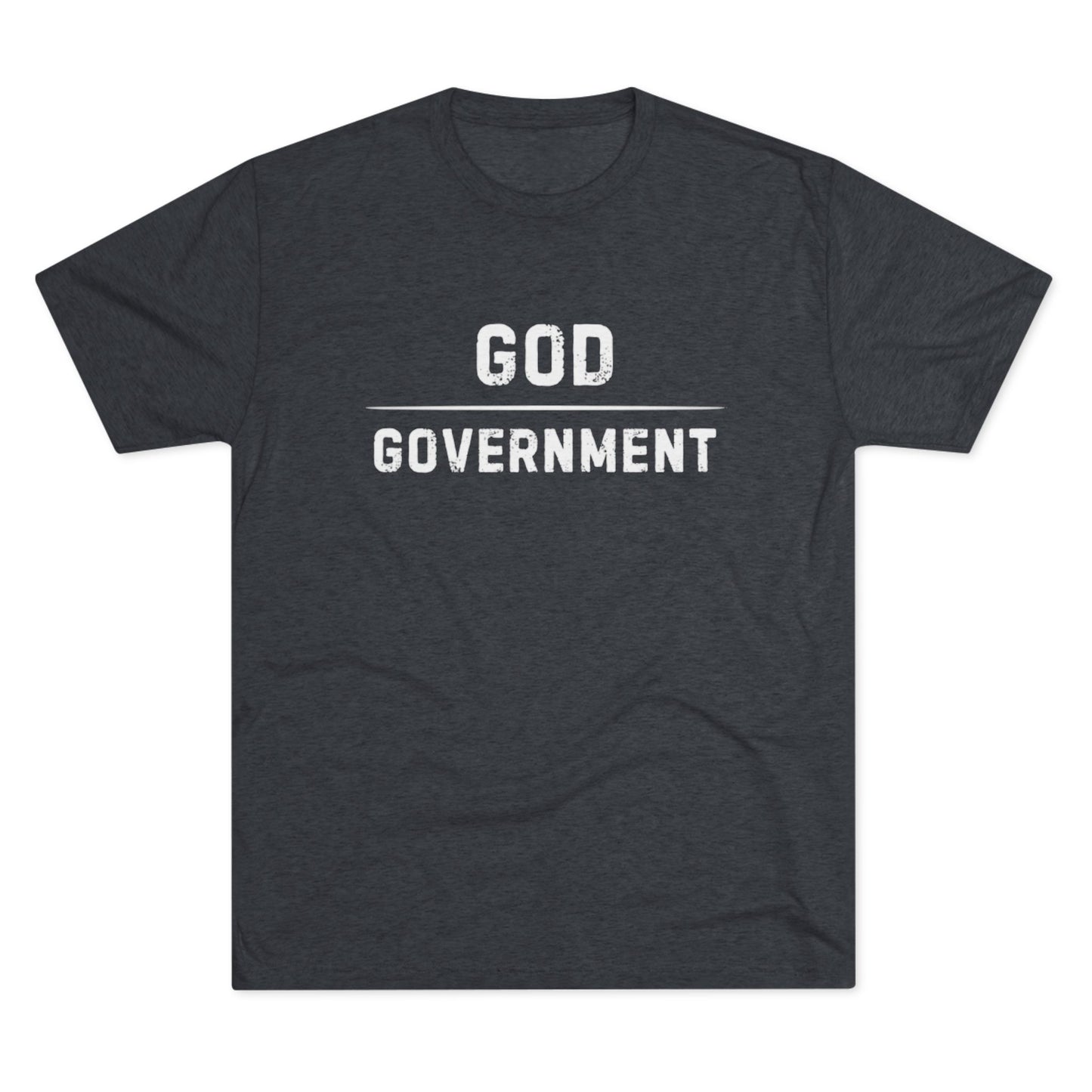God Over Government Unisex Tri-Blend Crew Tee