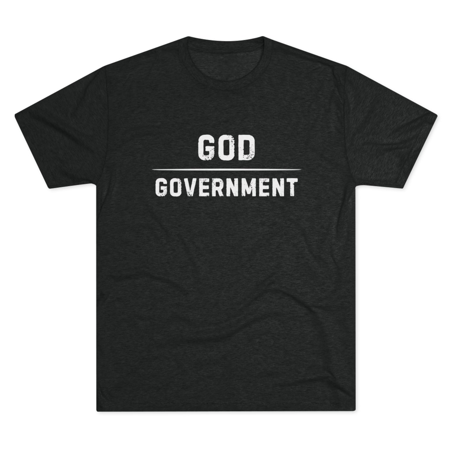 God Over Government Unisex Tri-Blend Crew Tee
