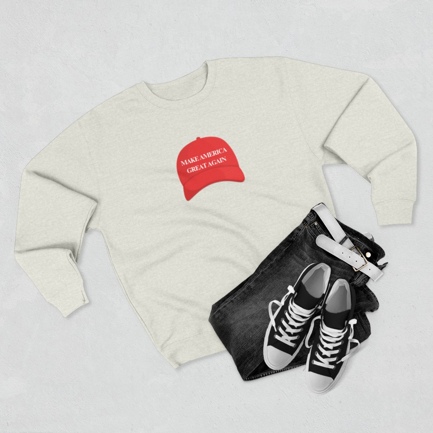 MAGA Hat Unisex Crewneck Sweatshirt