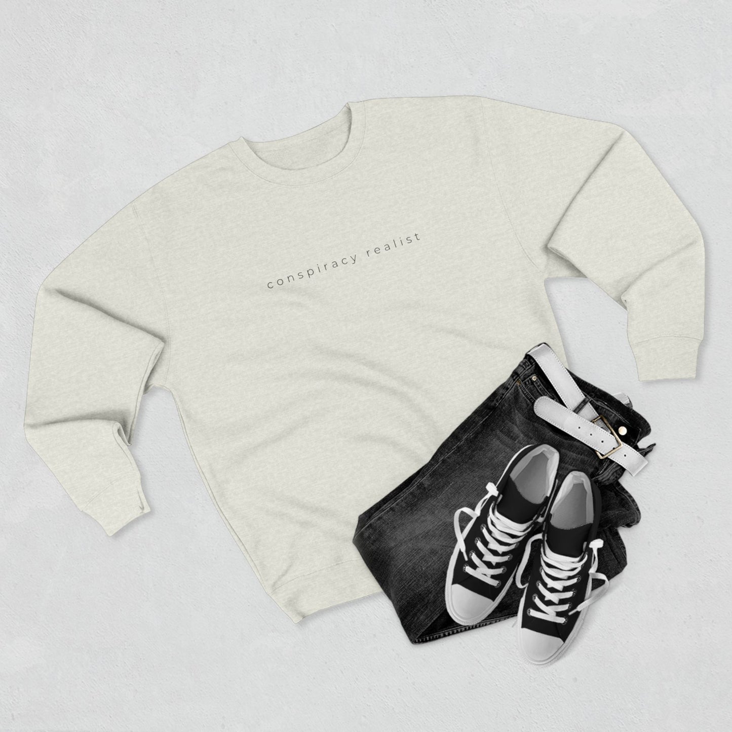 Conspiracy Realist Unisex Crewneck Sweatshirt