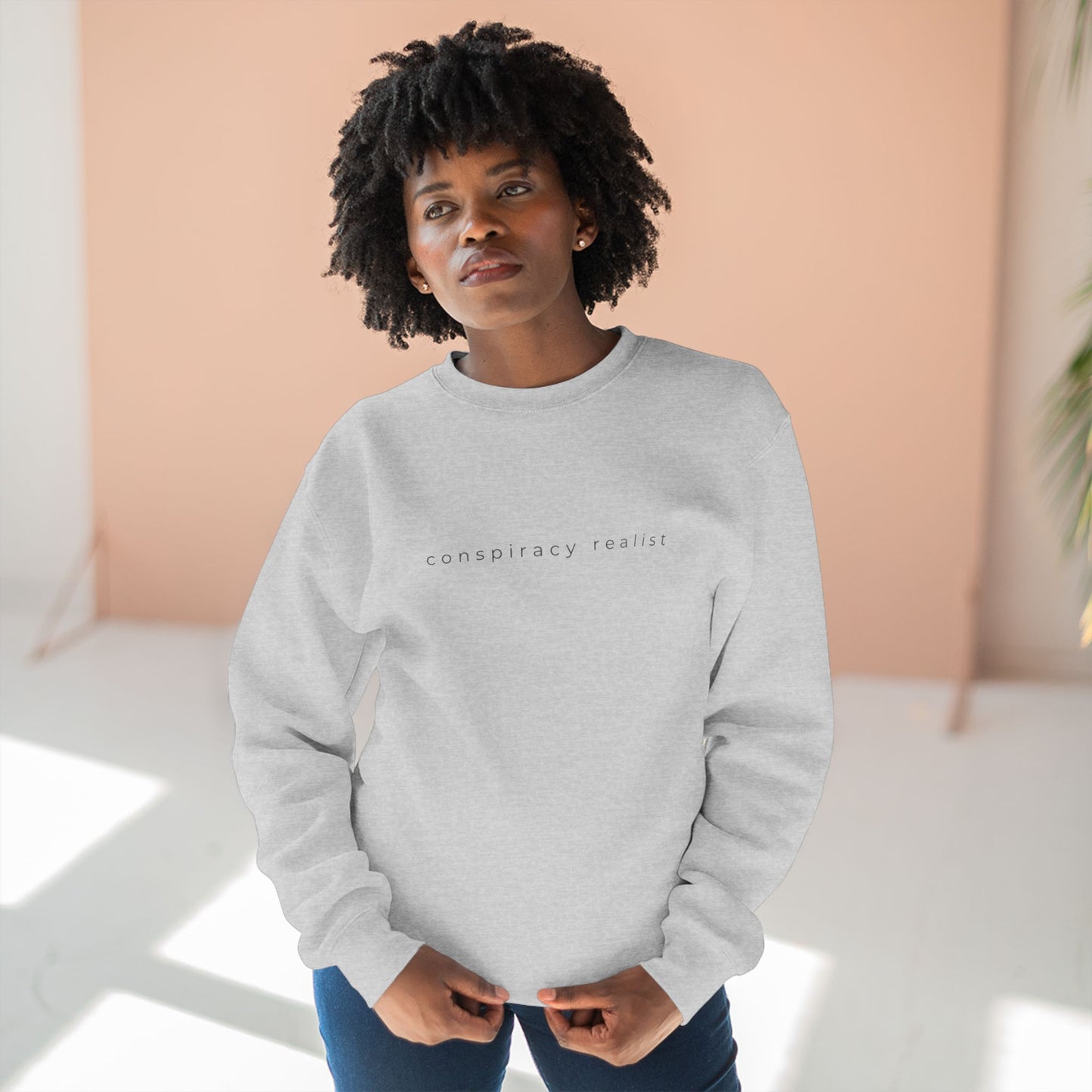 Conspiracy Realist Unisex Crewneck Sweatshirt
